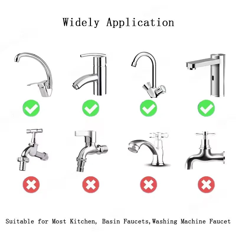 1080° Swivel Stainless Steel multifunctional Faucet extender